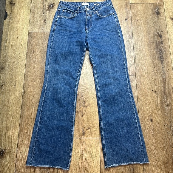 Closed Wide Leg Raw Hem Jeans Size 28 - Picture 5 of 10